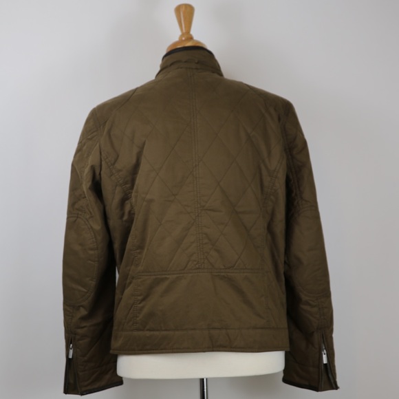 Massimo Dutti Lightweight Quilted Moto Jacket - Picture 6 of 8